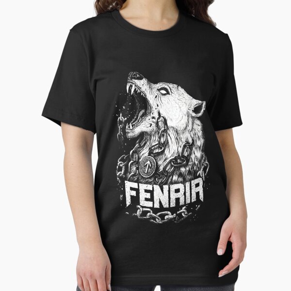 Item preview, Fenrir Wolf Shirt And Hoodie - Norse Mythology Creature designed and sold by Wallart-AnArt.