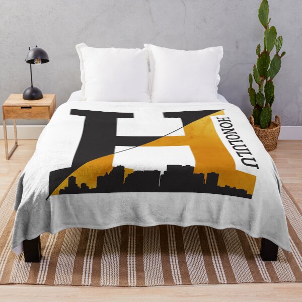 Item preview, Honolulu H Letter Skyline Art Design. Black text designed and sold by epicmarketing.