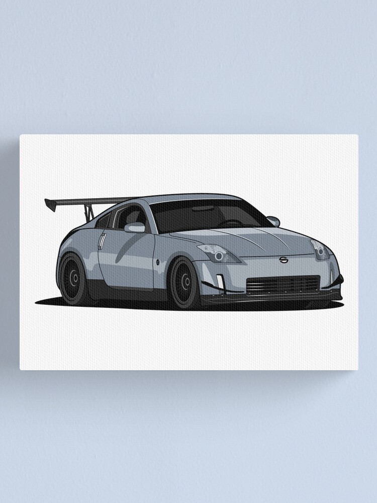Kunstplakate Nissan 350z Car Art Huge Large Wall Poster Print Antiquitaten Kunst Subzy Mk