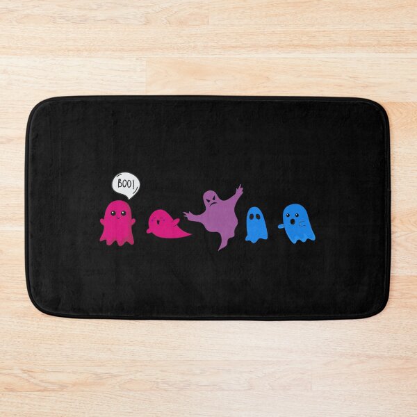 Item preview, Halloween Bi Flag Ghosts. Bisexual Pride designed and sold by Subtle Pride Shop.