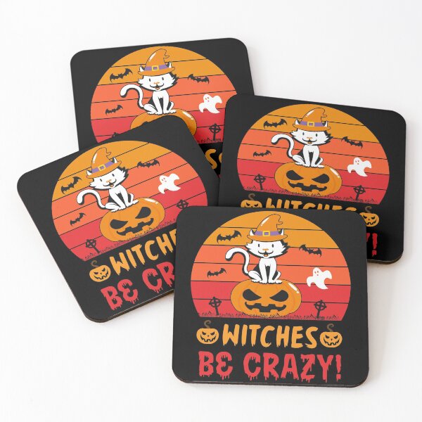Item preview, Funny Halloween Witches Be Crazy Cat designed and sold by Fabvity.