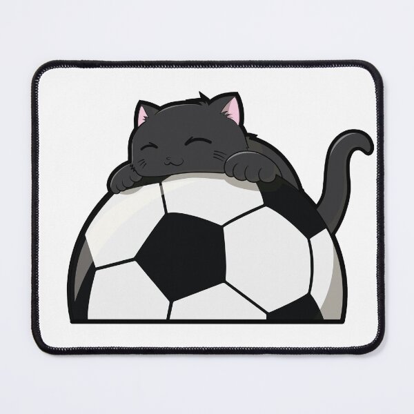 Item preview, Cute Cat Hugging A Soccer Ball designed and sold by kittengallery.
