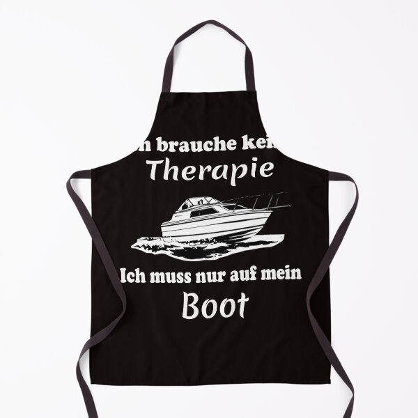 Item preview, Ich brauche keine Therapie. Ich muss nur auf mein Boot designed and sold by HichamGreen.
