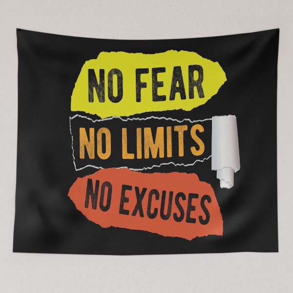 Item preview, No Fear No Limits No Excuses designed and sold by samah82.