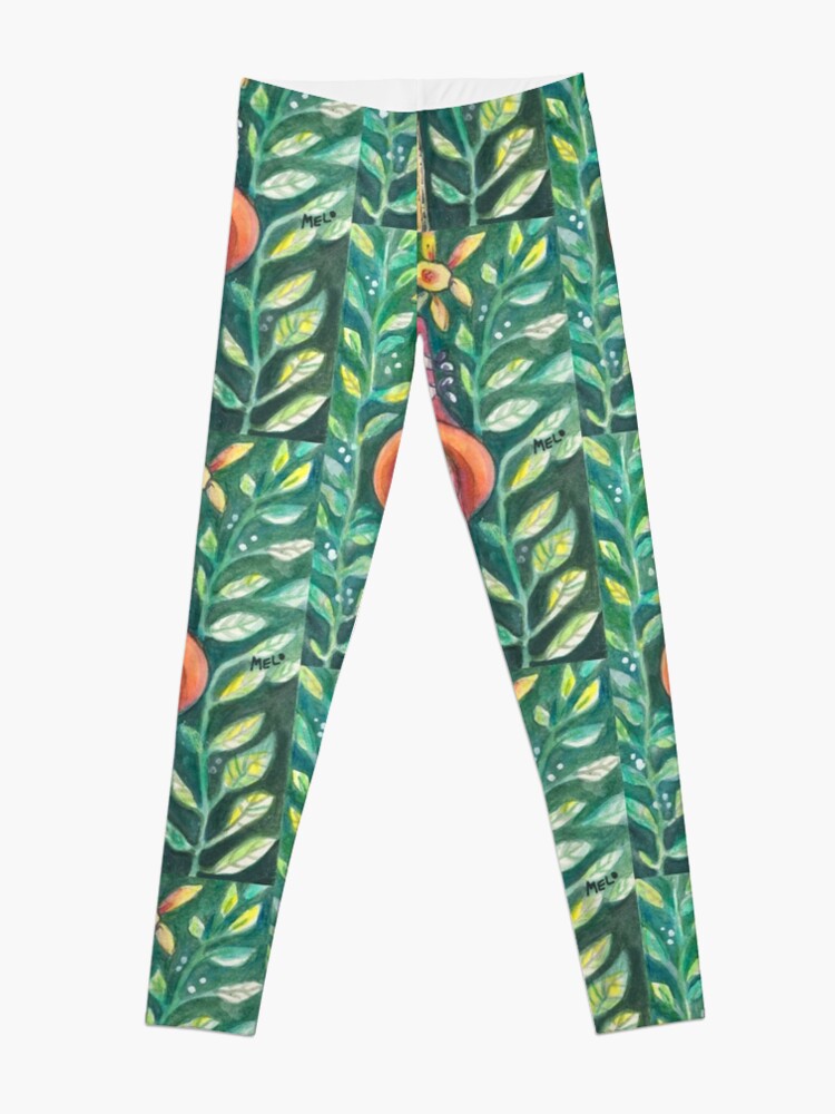 Alternate view of The Fall Halloween Autumn Witch Girl Leggings