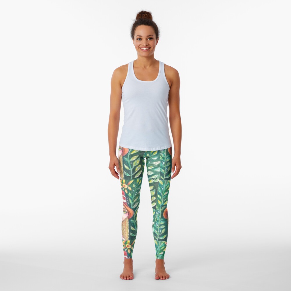 The Fall Halloween Autumn Witch Girl Leggings
