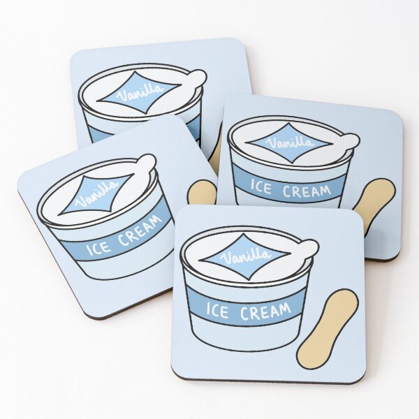 Item preview, Retro Vanilla Ice Cream Tub designed and sold by BundaBear.