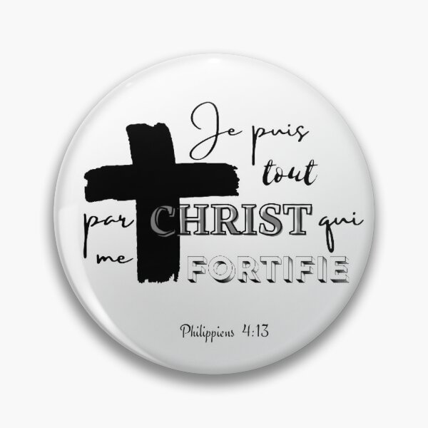 Item preview, Je puis tout par Christ qui me fortifie designed and sold by CherishedCloset.