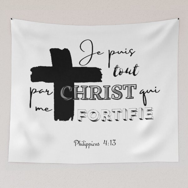 Item preview, Je puis tout par Christ qui me fortifie designed and sold by CherishedCloset.