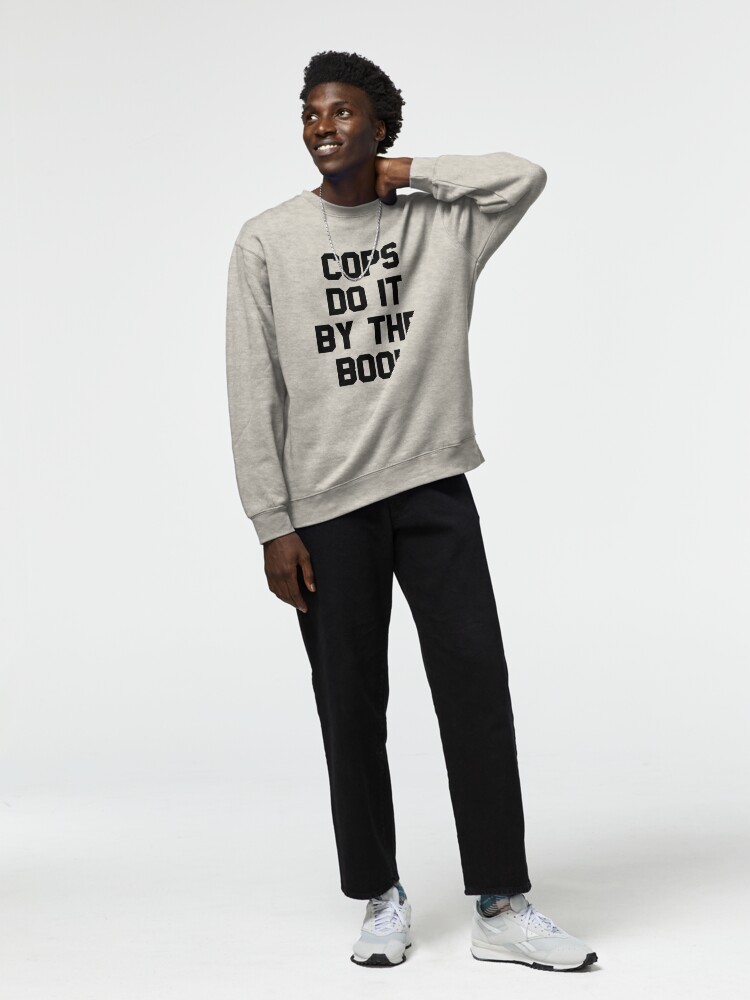 Thumbnail 3 of 7, Pullover Sweatshirt, Halloween 4 Return of Michael Myers - COPS DO IT BY THE BOOK designed and sold by Rewatch-Podcast.
