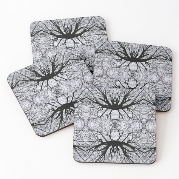 Item preview, Black and white trees pattern designed and sold by Bigika.