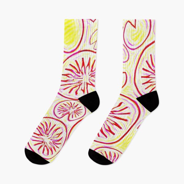 Item preview, red line, lineart, water lily leaves, red yellow, optimism, monochrome designed and sold by Maria Mihailova.