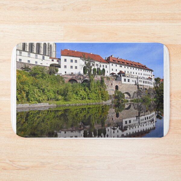 Item preview, Old buildings on Vltava riverside in Cesky Krumlov Czech republic designed and sold by goceris.