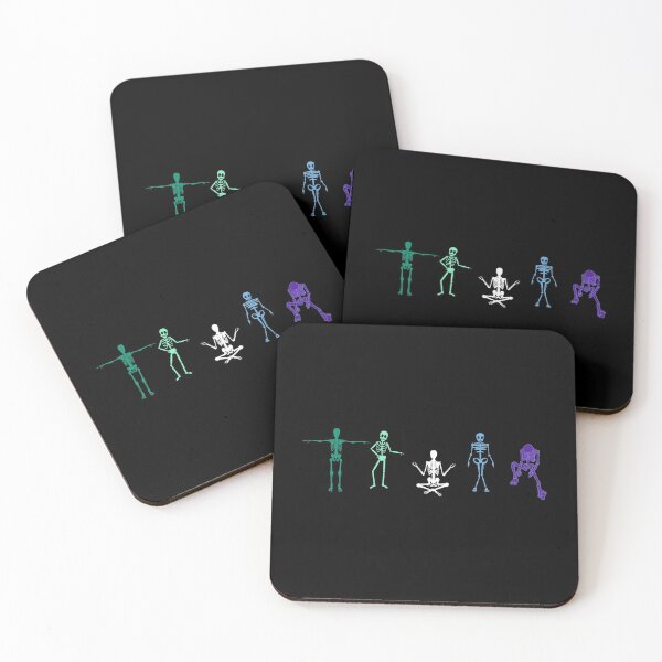 Item preview, Vincian Halloween Skeletons. Gay Men Pride designed and sold by Subtle Pride Shop.