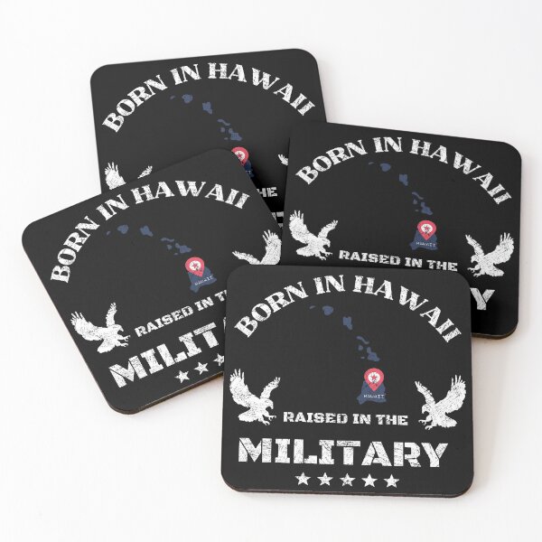 Item preview, Born in HAWAII, raised in the military  designed and sold by PinnockDesigns.