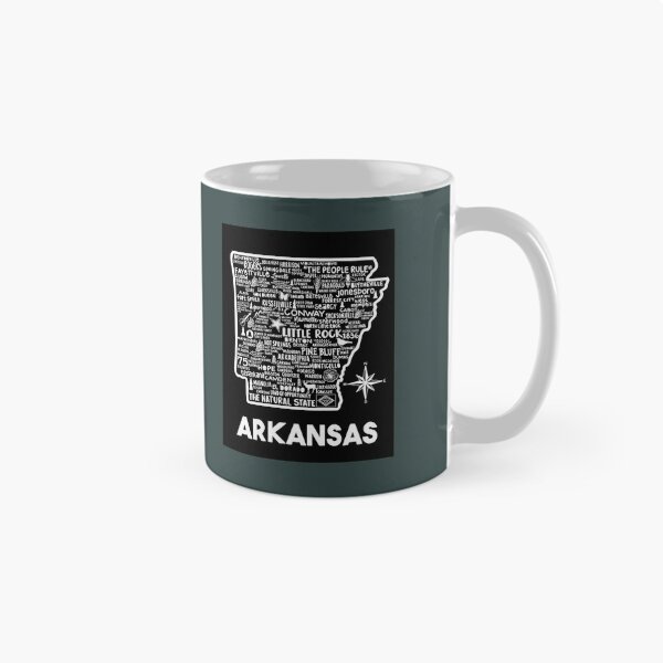 Item preview, Arkansas Map   designed and sold by BrunoDeBears.