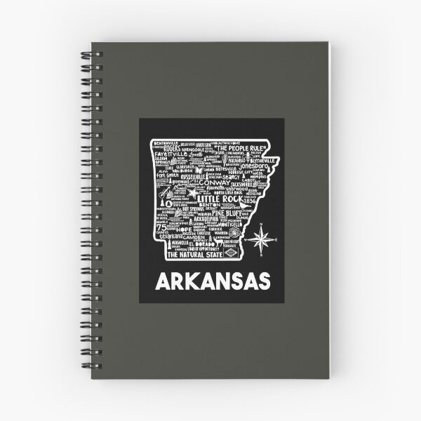 Item preview, Arkansas Map   designed and sold by BrunoDeBears.