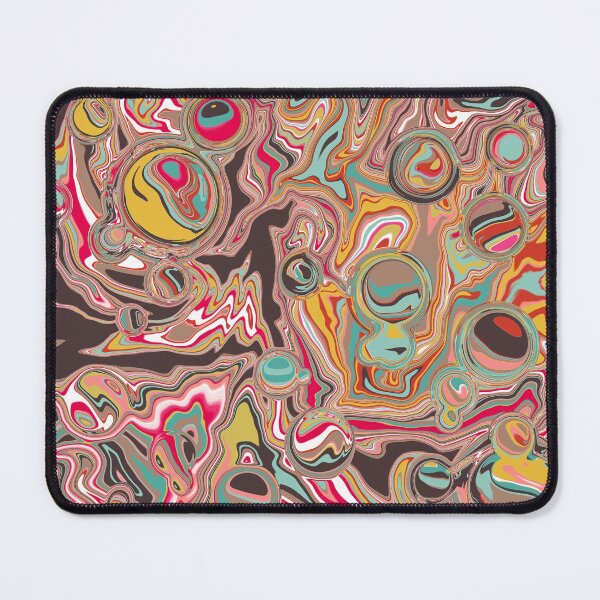 Item preview, Marble brown pop | liquid pour | trippy art designed and sold by Amanda Ozga.