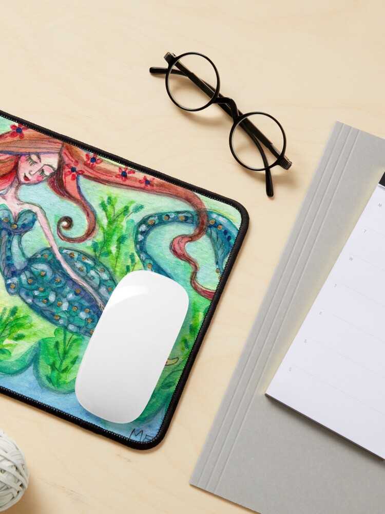 Alternate view of Underwater Star Fish Girl Mouse Pad