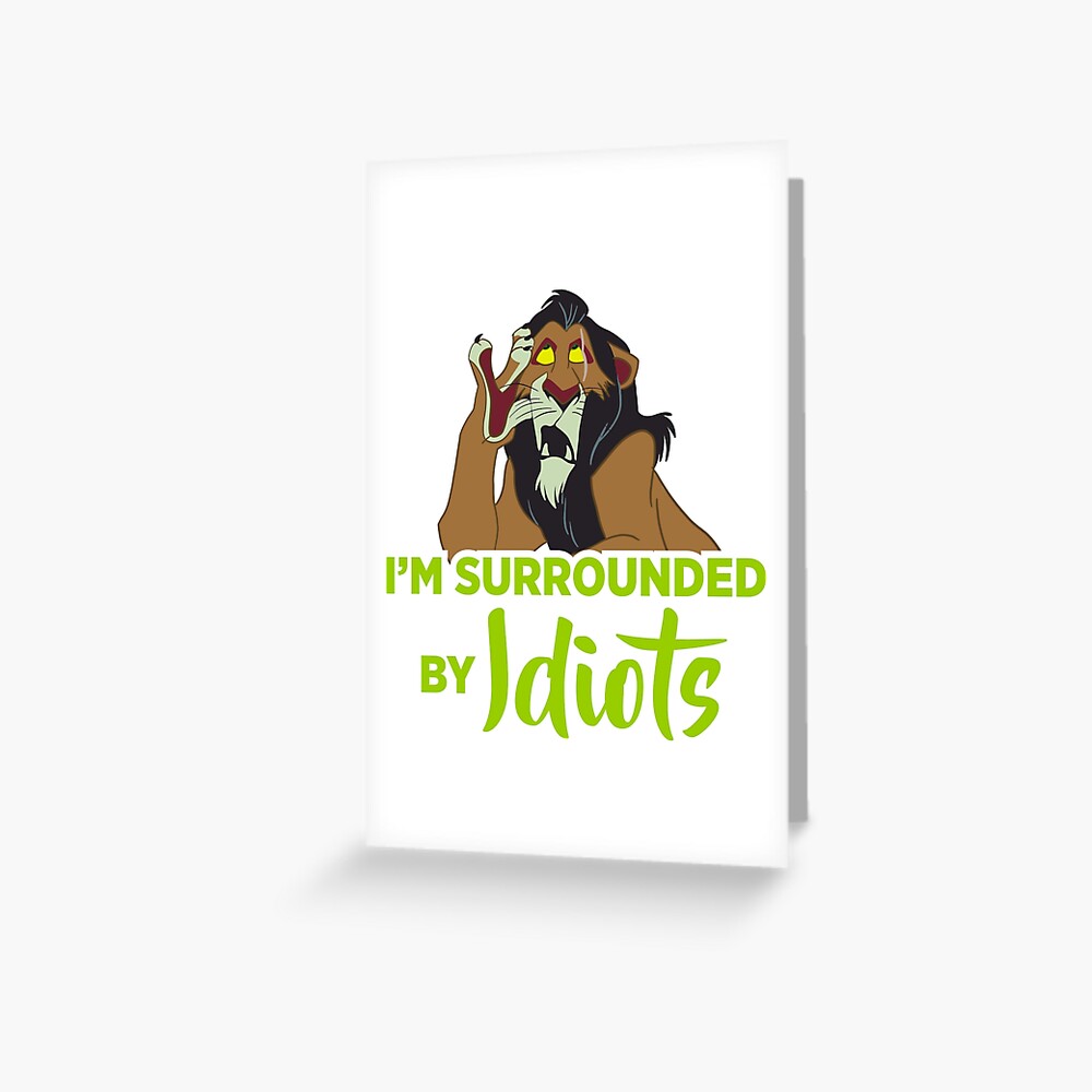 I'm Surrounded by Idiots Spiral Notebook for Sale by atm-art95