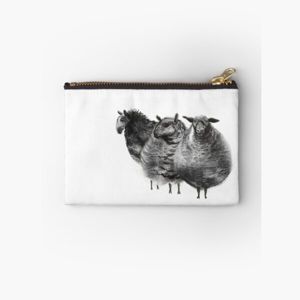 Item preview, Three Black cloudy sheep friends designed and sold by orangerinka.