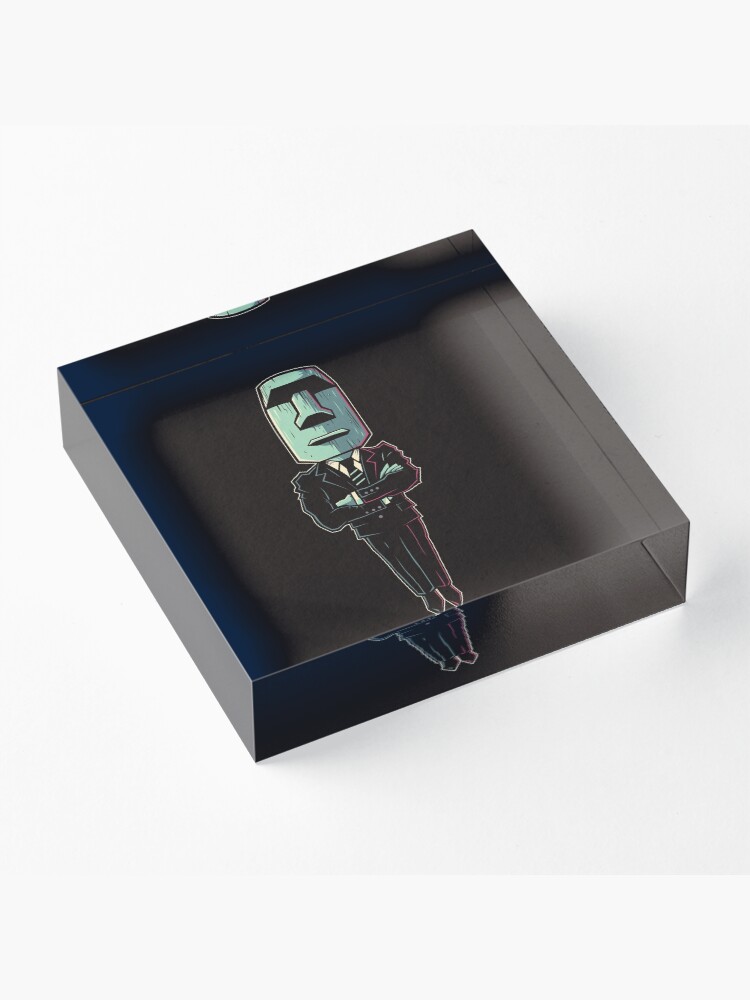 Thumbnail 3 of 5, Acrylic Block, Poker Face: A True Hero designed and sold by strangethingsA.