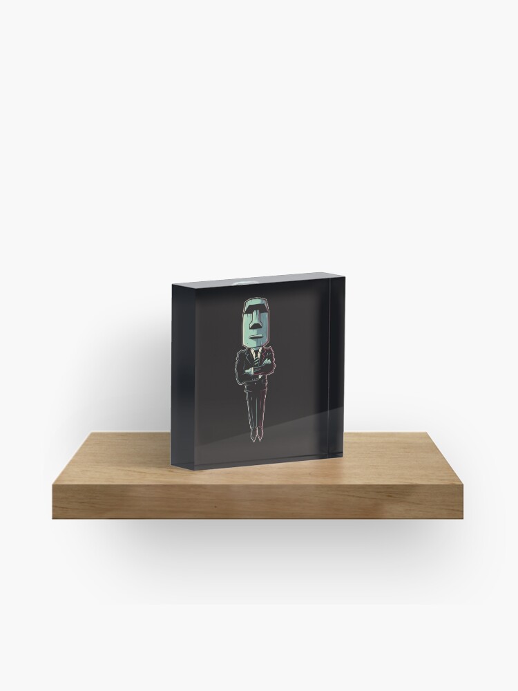Thumbnail 1 of 5, Acrylic Block, Poker Face: A True Hero designed and sold by strangethingsA.