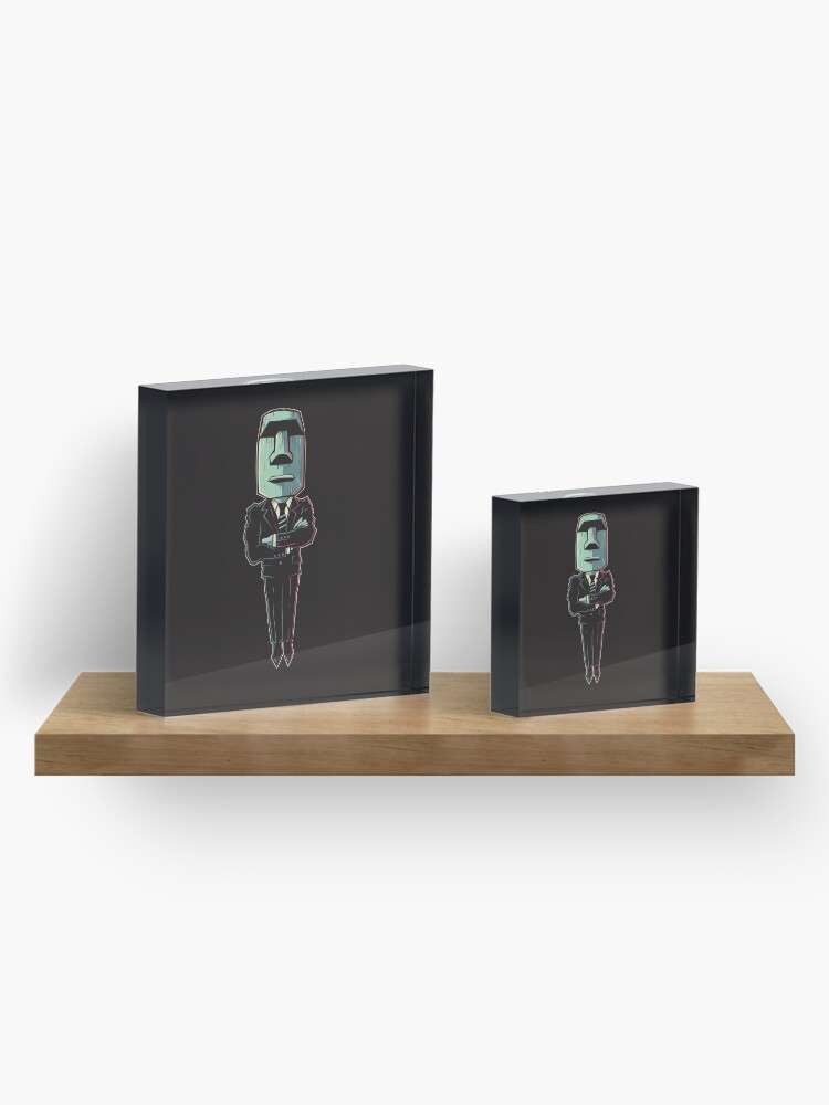 Thumbnail 4 of 5, Acrylic Block, Poker Face: A True Hero designed and sold by strangethingsA.