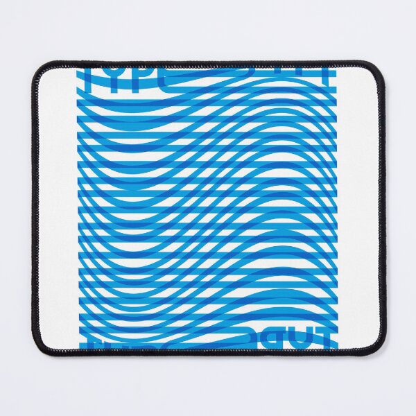 Item preview, Type Wave (Cyan Blue) designed and sold by John Uttley.