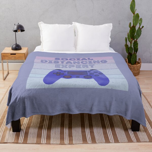 Item preview, Social Distancing Expert Gamer Gaming Blue designed and sold by Ashberry2.