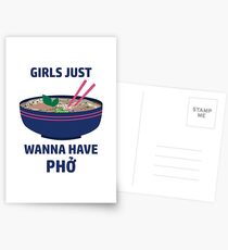 Girls Just Wanna Have Pho Postcards