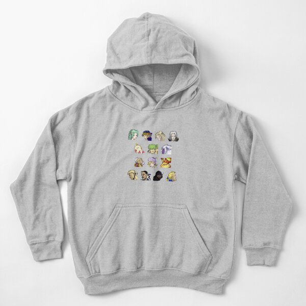 Faces of FFVI Kids Pullover Hoodie
