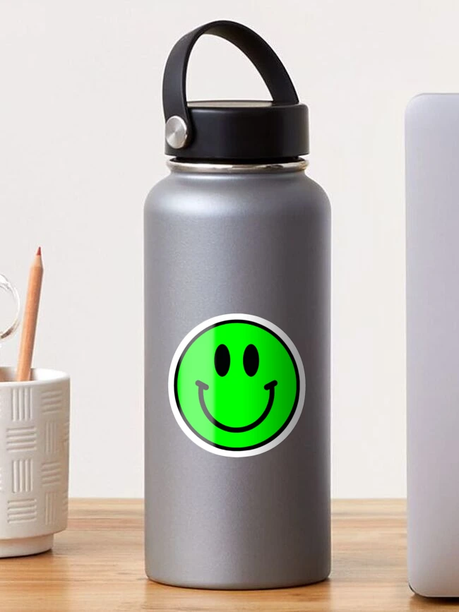 GREEN SMILEY BOTTLE 1L HF