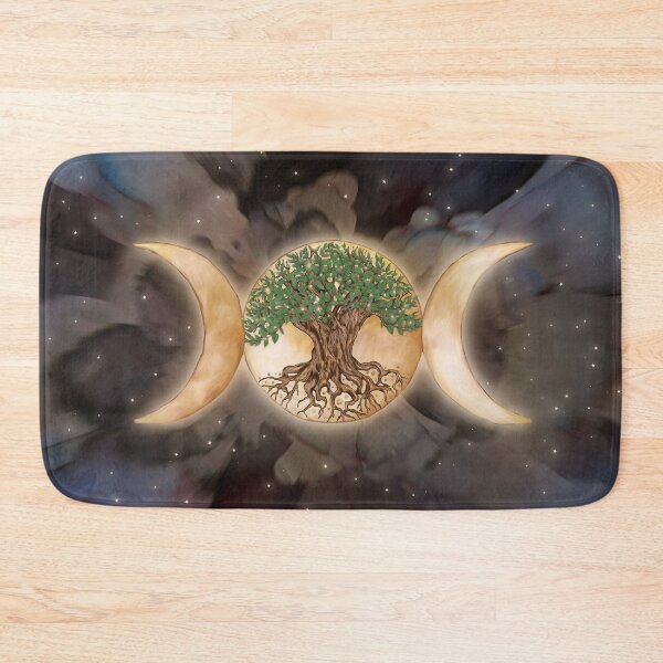 Item preview, Triple Moon tree of life designed and sold by k9printart.