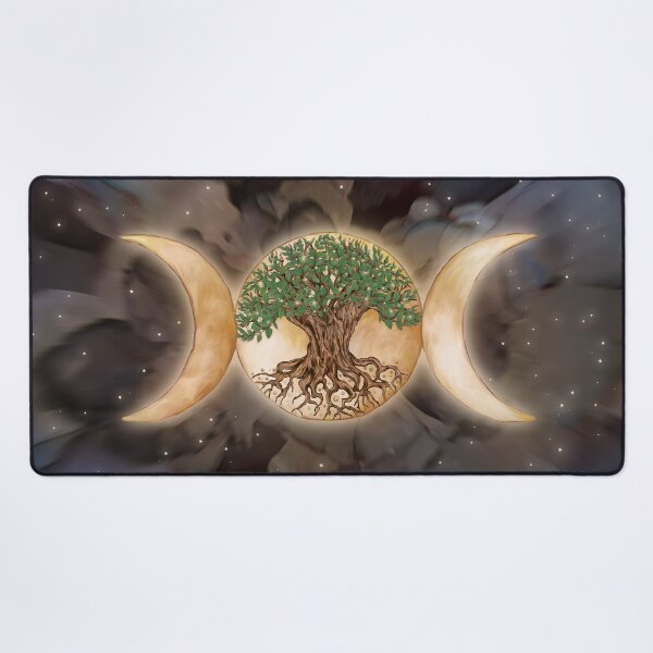 Item preview, Triple Moon tree of life designed and sold by k9printart.