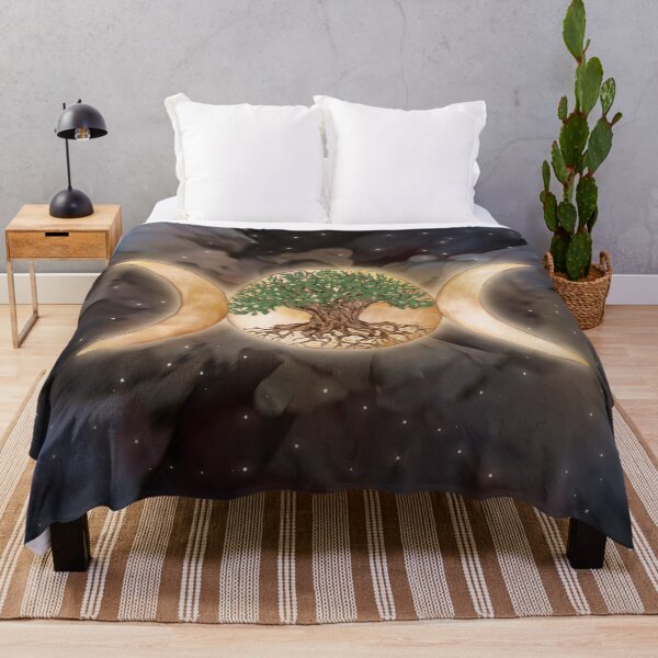 Item preview, Triple Moon tree of life designed and sold by k9printart.