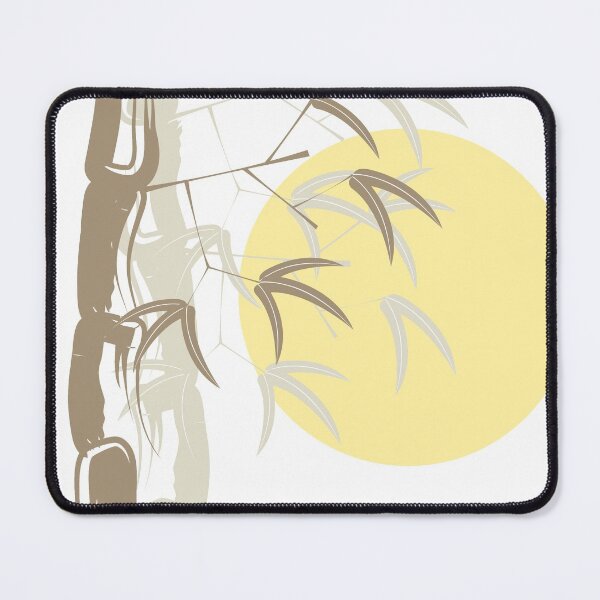 Item preview, Oriental Zen Bamboo And Yellow Sunrise © fatfatin  designed and sold by fatfatin.