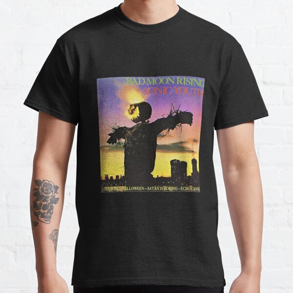sonic youth bad moon rising t shirt