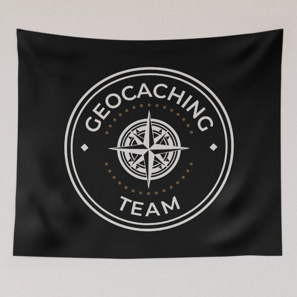 Item preview, Geocaching team logo round designed and sold by Morcawork.