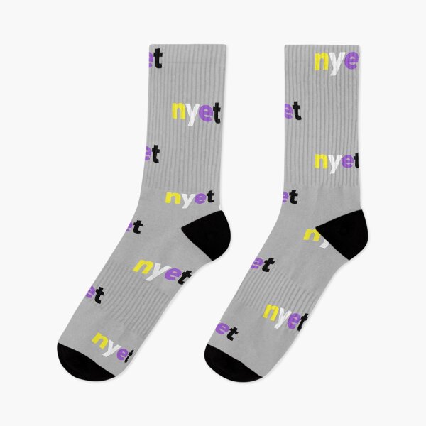 Item preview, Nyet! Nonbinary Pride designed and sold by Subtle Pride Shop.