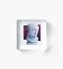 Ghostly Bust - Mystery Series Acrylic Block