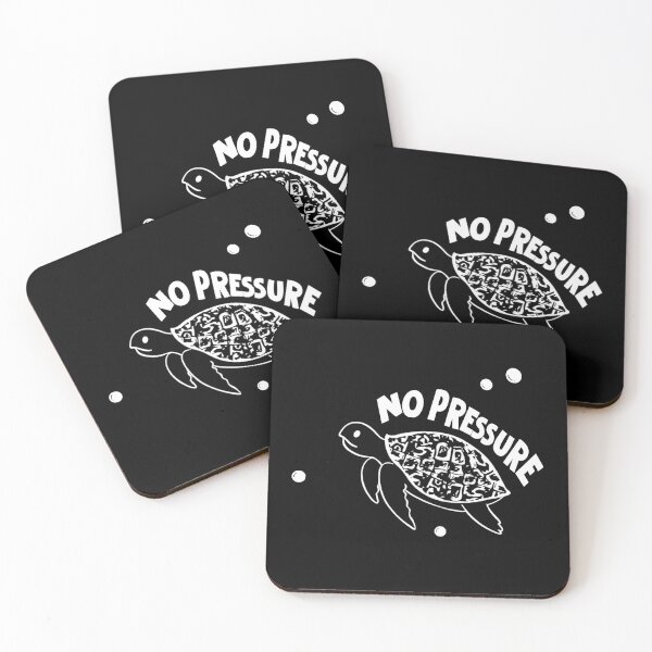 Item preview, No pressure - Motivational quote designed and sold by sostar.