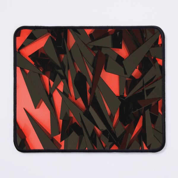 Item preview, black three-dimensional pyramids are scattered on a pink background. designed and sold by TeeFashionShop.
