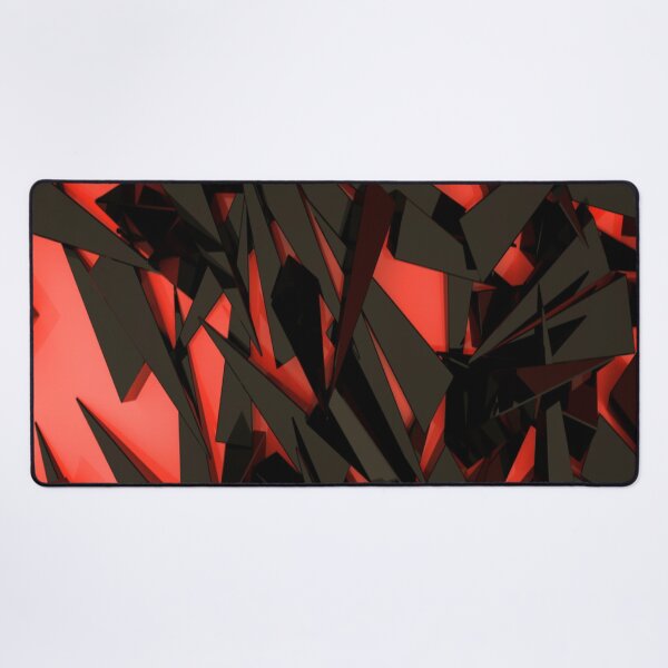 Item preview, black three-dimensional pyramids are scattered on a pink background. designed and sold by TeeFashionShop.