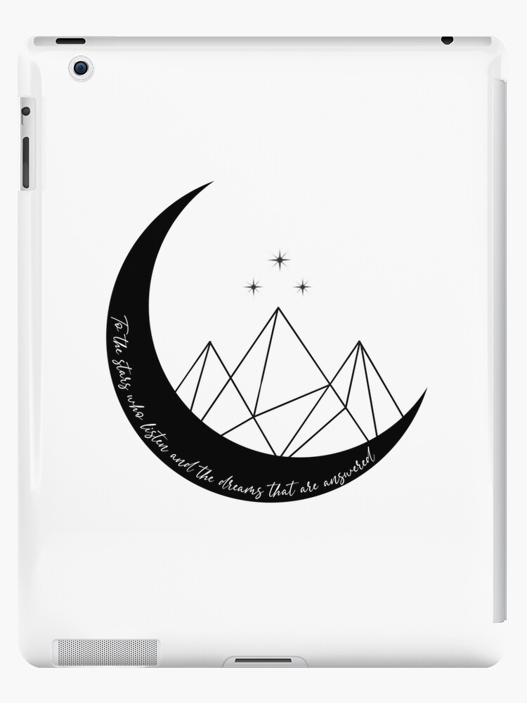 Night Court Insignia and Quote: To the stars who listen ACOTAR iPad Case &  Skin for Sale by sashabookishart