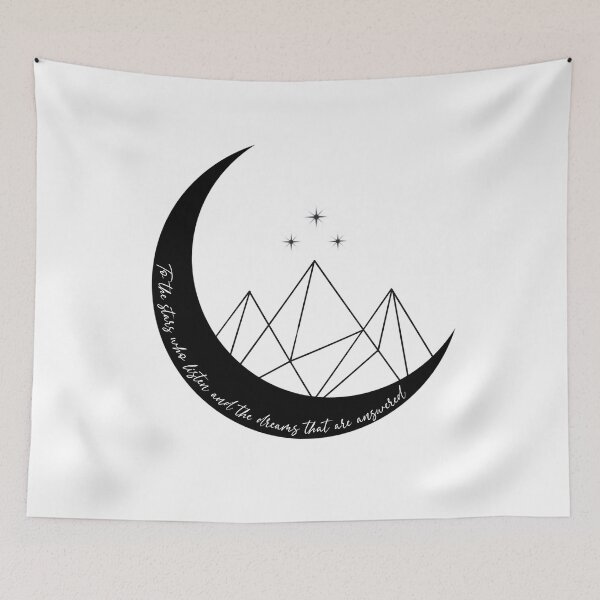Item preview, Night Court Insignia and Quote: To the stars who listen ACOTAR designed and sold by sashabookishart.