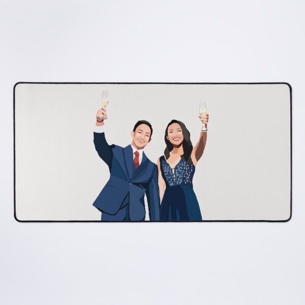 Item preview, Alicia and Ben Wedding Couple Portrait Digital Illustration designed and sold by sherylwylie.