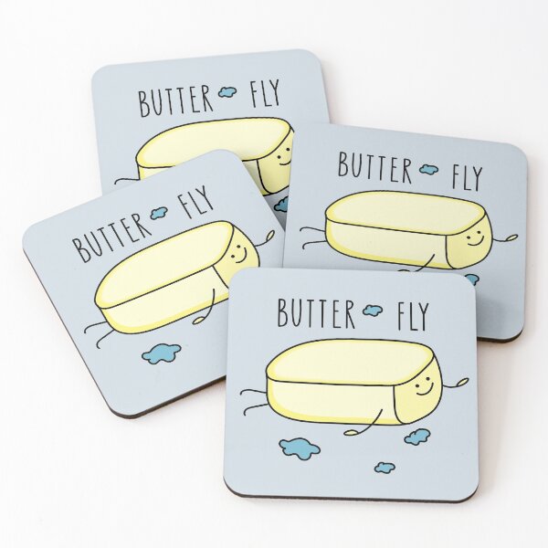 Item preview, Funny flying butter designed and sold by spontania.