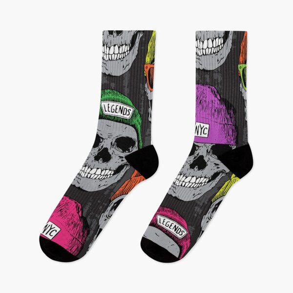 Item preview, Winter skull seamless pattern with beret designed and sold by TeeFashionShop.