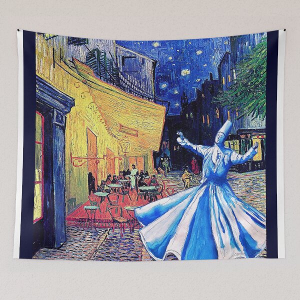 Item preview, Whirling Dervish In Café Terrace designed and sold by HouseOfCyra.